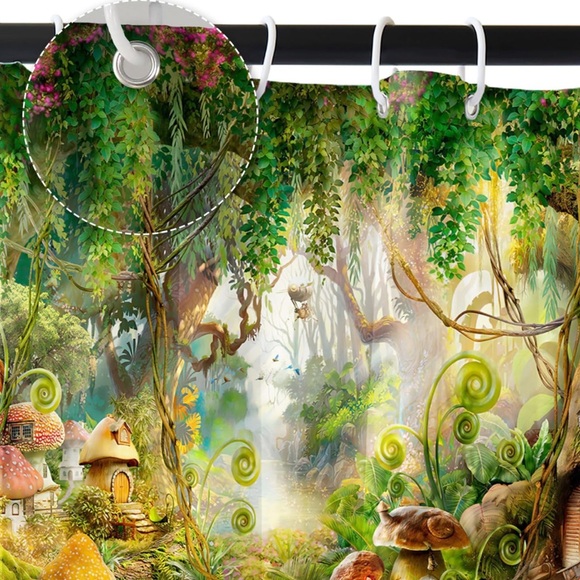 Enchanted Forest Shower Curtain - Picture 5 of 5